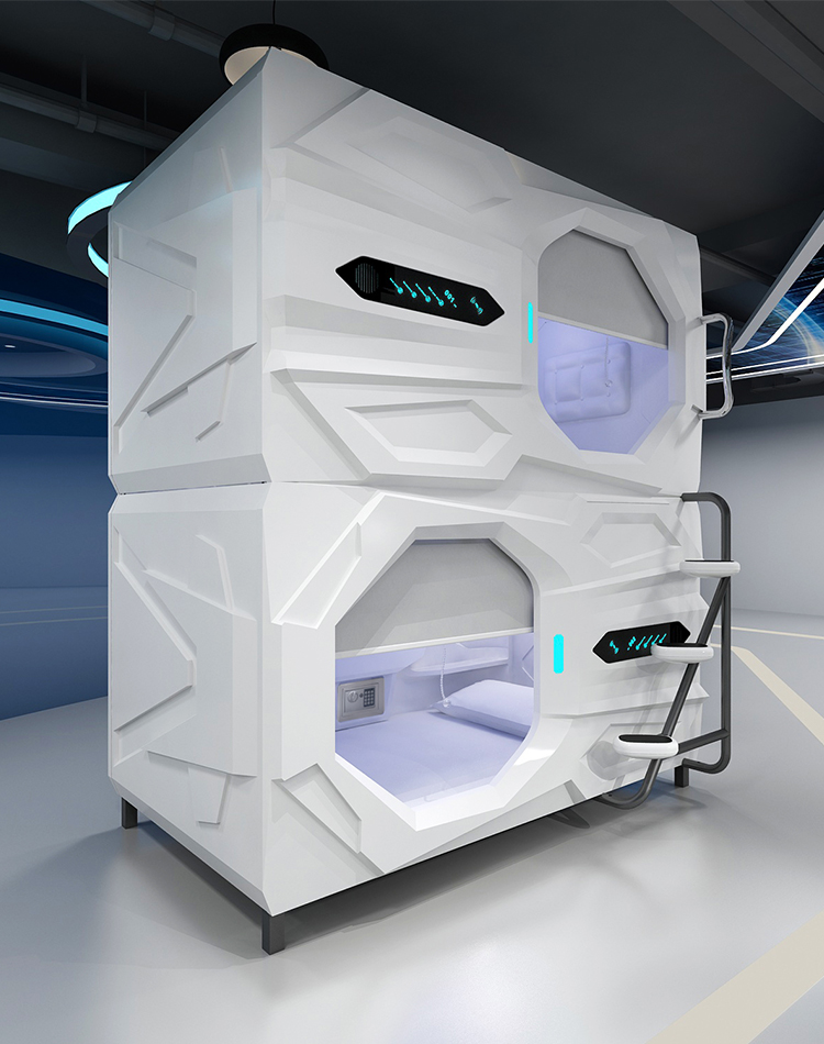 科技款太空舱门横式单人舱豪华版